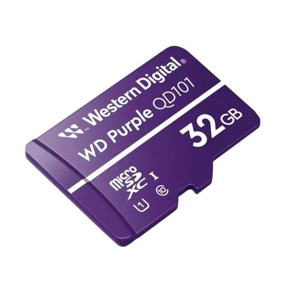 Tarjeta de Memoria MicroSD 32GB WD Purple SDHC UHS-I Clase 10 4K 100MB/s