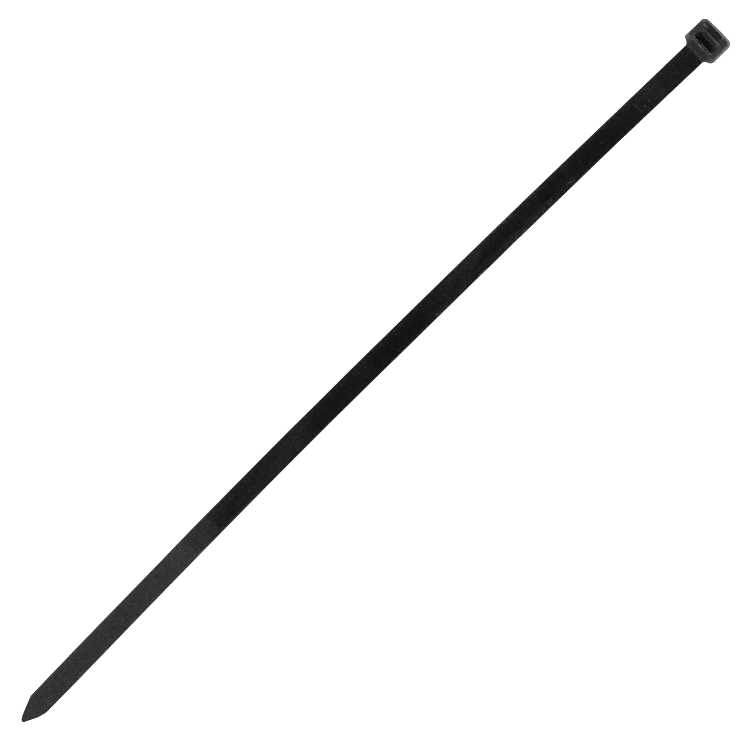 CV-73N. Paquete de 50 bridas plásticas de nailon negras de 300x7,2 mm (7.2x300mm)