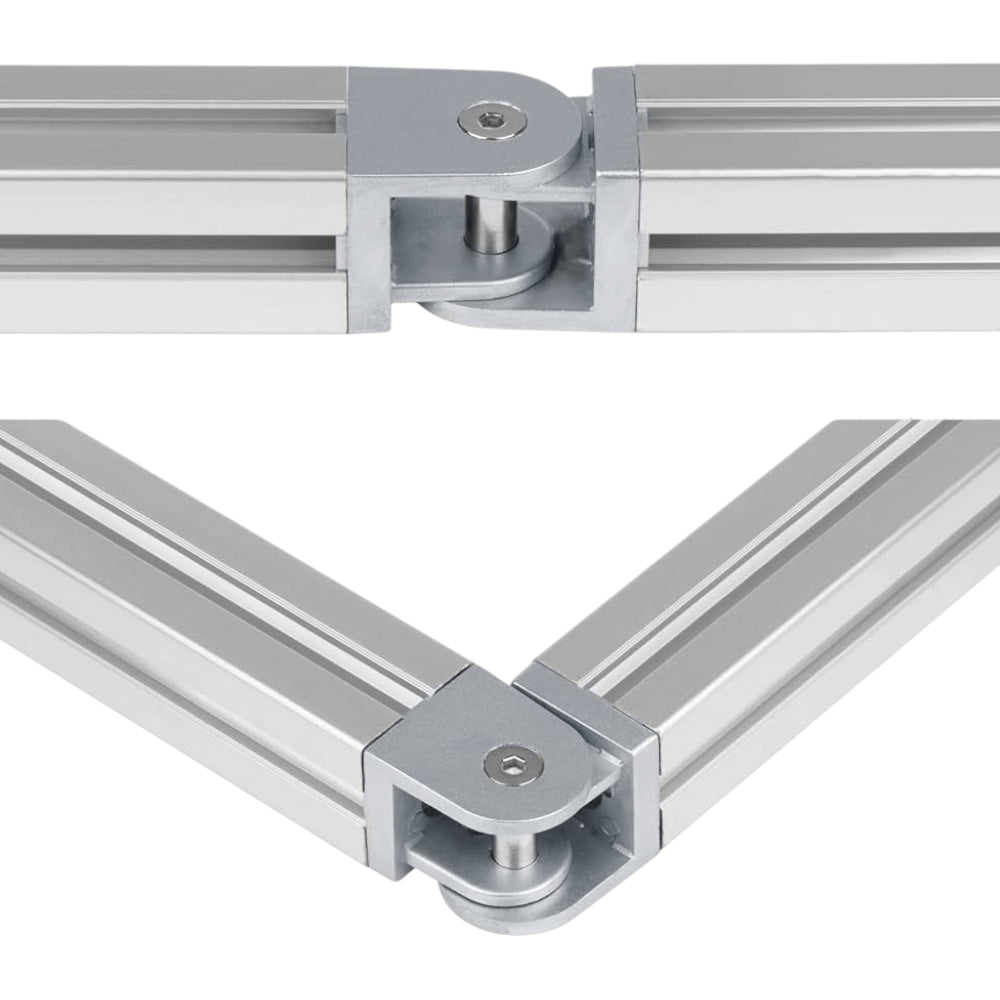 Acople Pivote Ángulo Ajustable Perfil Estructural Tslot 40X40