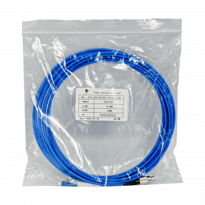 JBSLF5. LSZH Blindado 5mt LC-FC SM Simplex Jumper Cable Fibra 3.0mm 9/125um