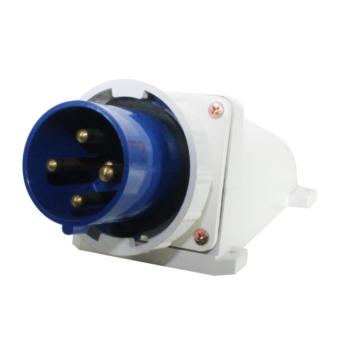 Enchufe industrial macho socket sobrepuesto 220 a 250VAC 16 a 63A serie TLM - 63A - 2P+T - 6H