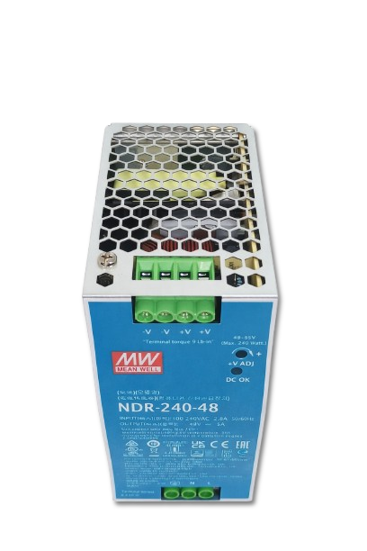 Fuente de poder Riel DIN metálica 240W NDR-240 - 24V