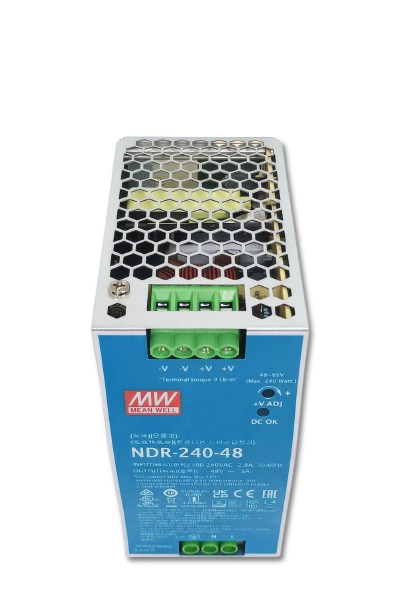 Fuente de poder Riel DIN metálica 240W NDR-240 - 48V