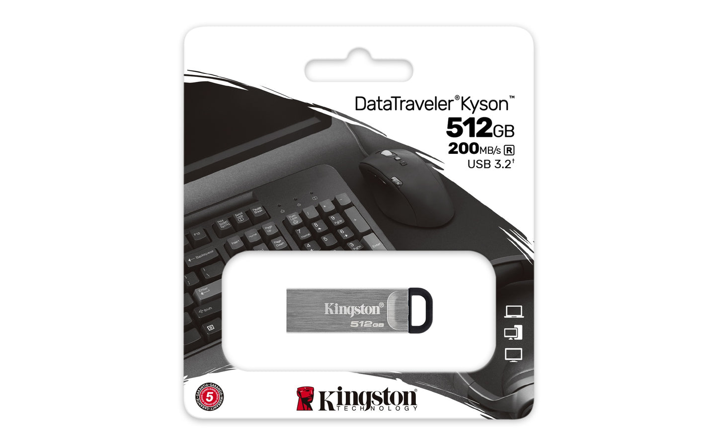 Kingston Technology DataTraveler Unidad Flash USB Kyson de 512 GB