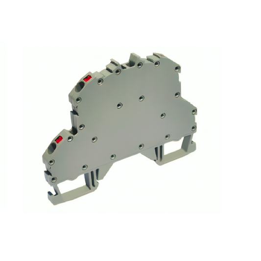 Bloque de Terminales 4mm² con Dos Niveles y Sistema de Inserción sin Herramientas para Carril DIN – Onka