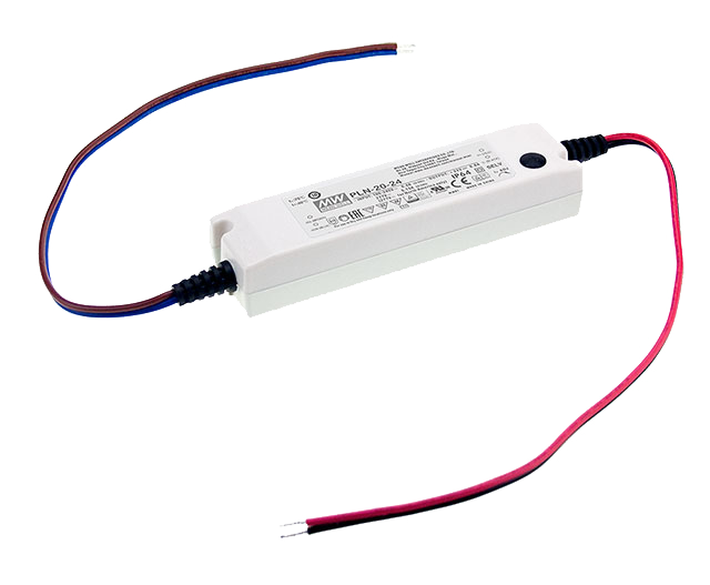 Driver LED plástico voltaje PFC 20W PLN-20 - 18V