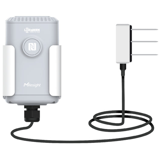 Medidor de Temperatura, Humedad e Impedancia Edáfica LoRaWAN – Milesight EM500-SMTC