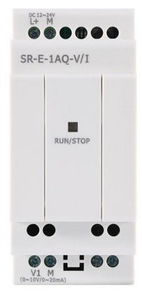 Módulo de Expansión SR-E-1AQ-V/I, 1 Salida Análoga 0-10V o 0-20mA, Alimentación DC12-24V, Rievtech