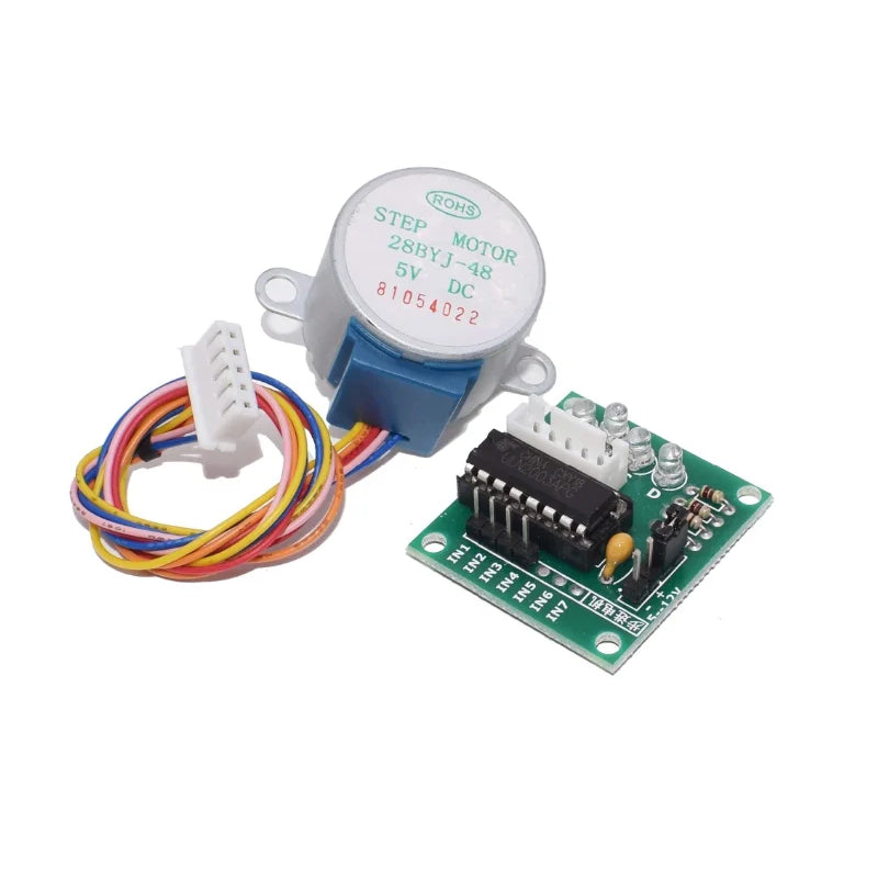 Motor Nema 28BYJ-48 Alimentación 5v con Controlador ULN2003