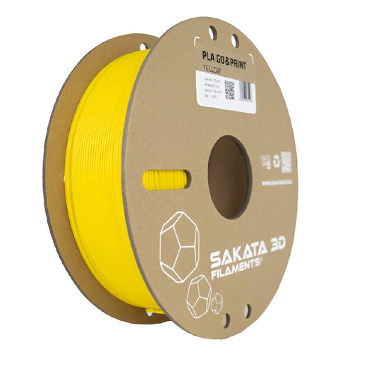 Material de Impresión PLA GO&PRINT Tonalidad Amarilla 1.75mm 1kg – Sakata 3D