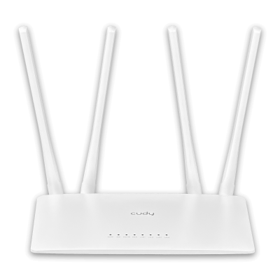 WR1200 CUDY 4-Antenas-Fijas 1-WAN 4-1000 AC1200 VPN 2,4/5GHz inc-12V Enrutador