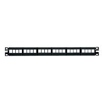 Panduit Netkey Placa vacia 24 puertos Keystone UTP