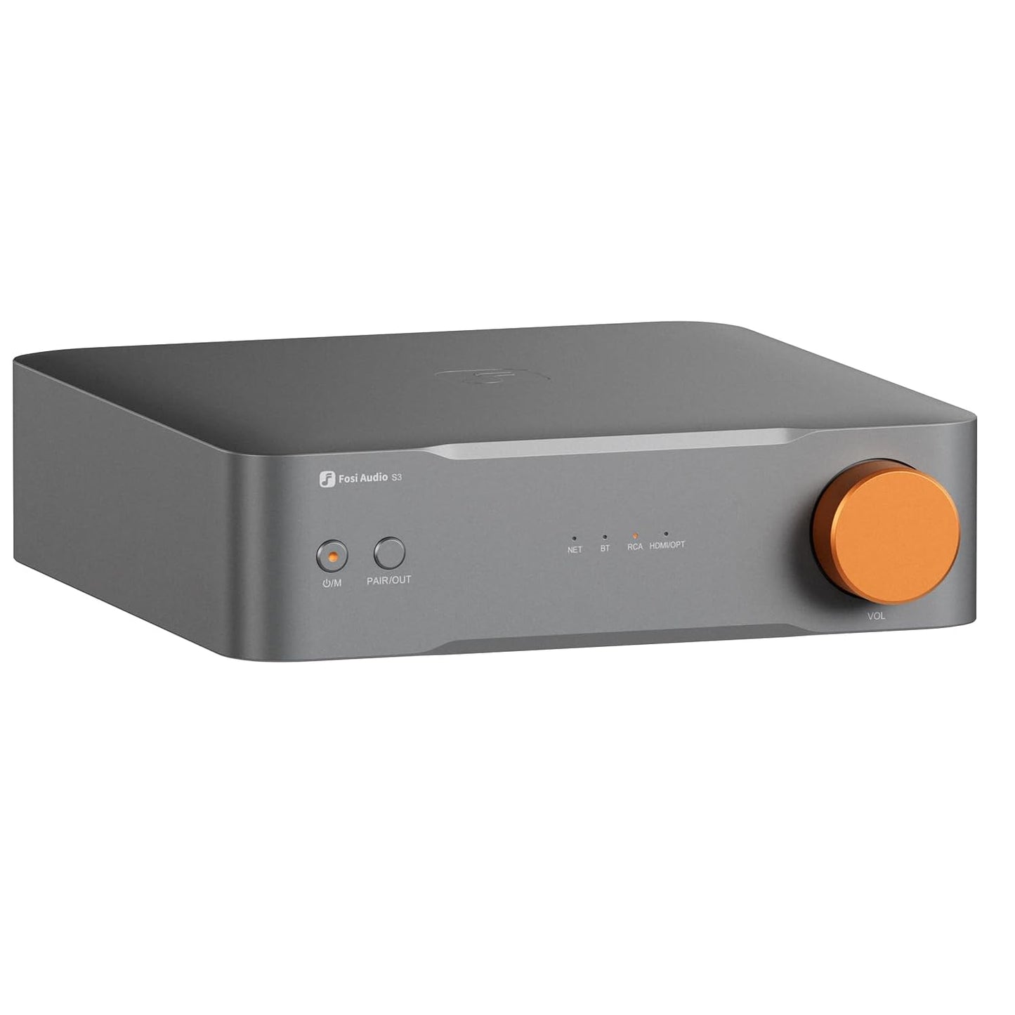 Reproductor multimedia HiFi de salida balanceada Fosi Audio S3 con convertidor digital a analógico y conectividad inalámbrica WiFi 6