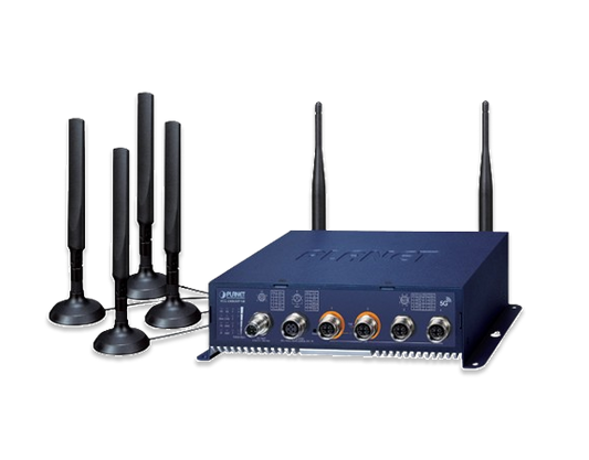 Gateway Industrial Vehicular 5G NR con PoE+ M12 PLANET