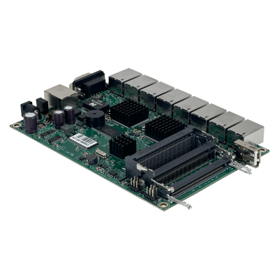 RB493G. MIKROTIK 9-1000 L5 680 MHz RS232-DB9 3-MINIPCI USB incluye caja y fuente