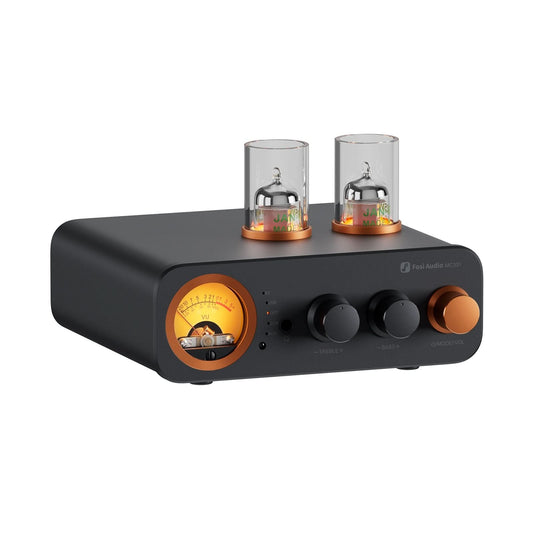 Amplificador Sonoro Inalámbrico de Tecnología Tubular con Indicador Analógico VU – Fosi Audio MC331
