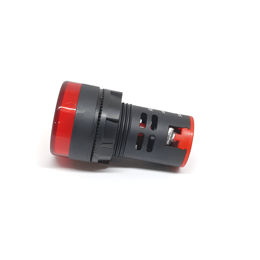 Indicador Luminoso Led 22mm 220VAC Color Rojo