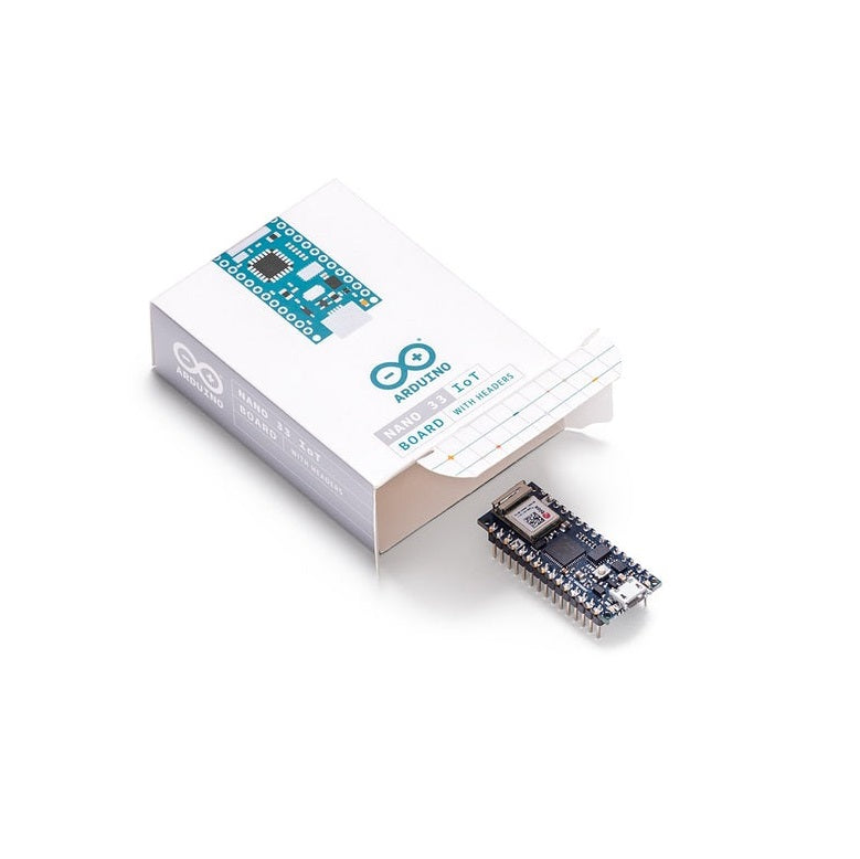 Tarjeta Arduino Nano 33 IoT dotada de Pines de Conexión