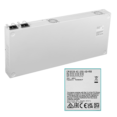 CRS328-4C-20S-4S+RM MIKROTIK necesita-cable 20-SFP 4-SFP+10G 4-SFP-Combo Consola L5 Conmutador Administrable