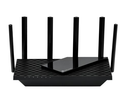 TP-LINK AXE75 WiFi 6E AXE5400 tribanda 6/5/2,4 GHz, 4 puertos LAN, 1 puerto WAN, USB 3.0, 6 antenas fijas