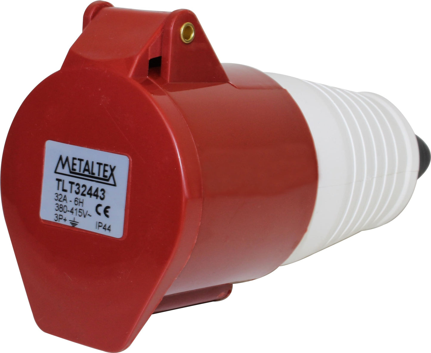 Enchufe industrial hembra volante 380 a 415VAC 16 a 125A serie TLT - 32A - 3P+T