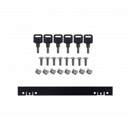 RK12-4L-LIQ. USADO LINKMADE CON RAYONES RACK DE PARED NEGRO 45Cm de profundidad 12U Gabinete Rack