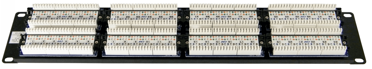 PP548L LINKMADE 48 puertos RJ45 CAT5E UTP Panel de parcheo 2U Certificación UL
