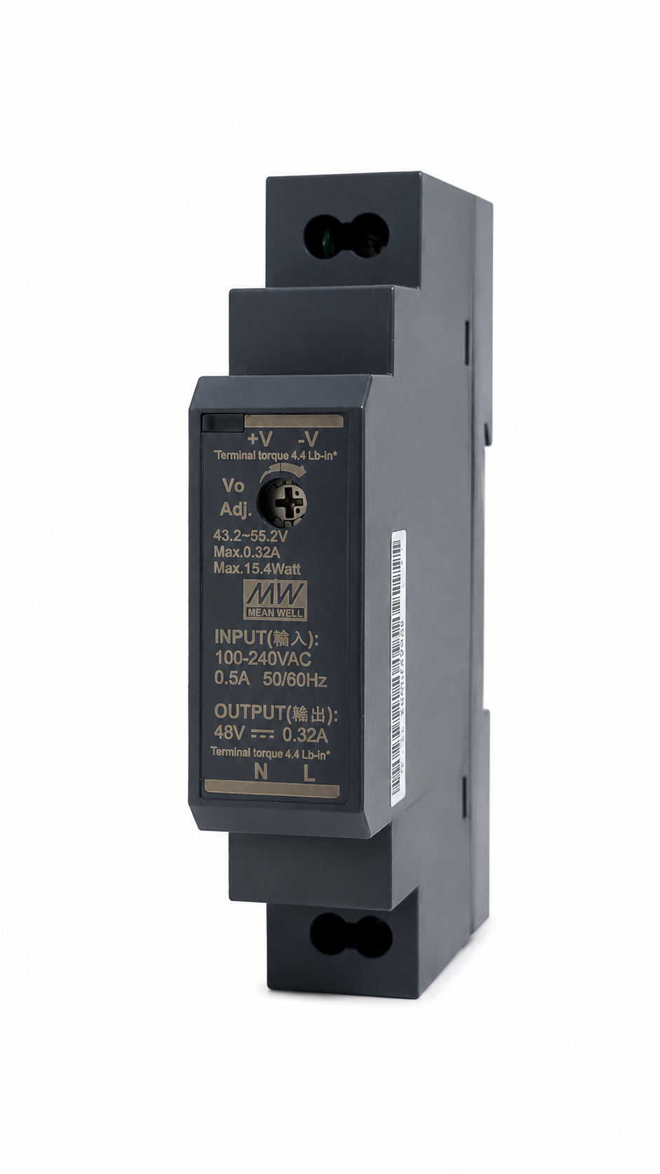 Fuente de poder Riel DIN 15W plástico HDR-15 - 15V