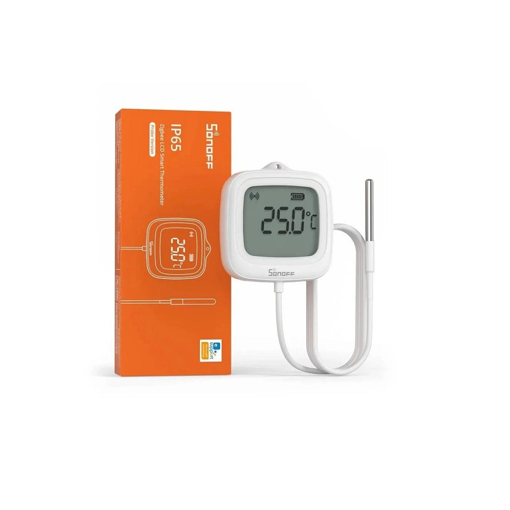 Detector Térmico Zigbee con Pantalla LCD IP65 y Sonda – Sonoff SNZB-02LD