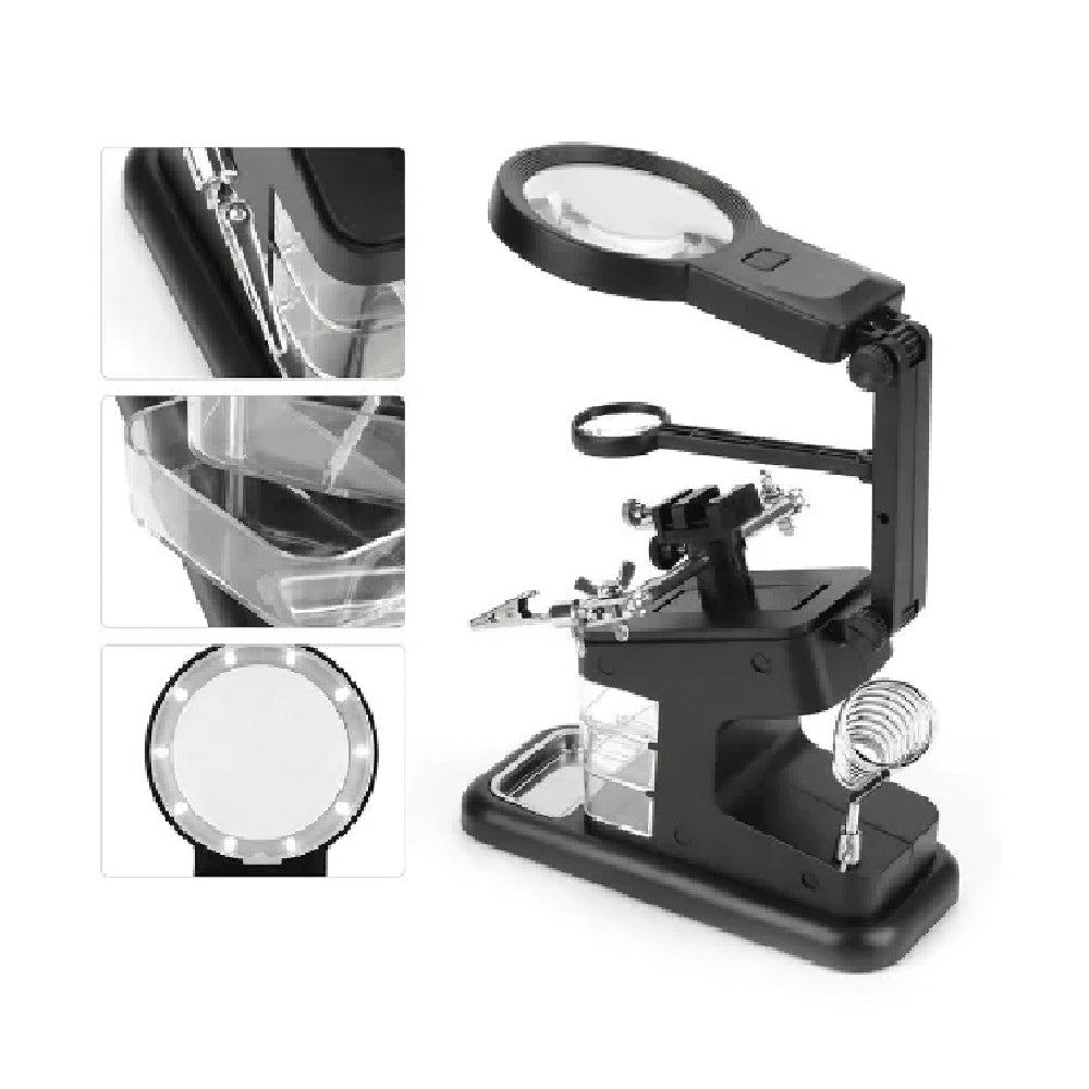 Brazo Articulado con Fuente de Luz LED Integrada