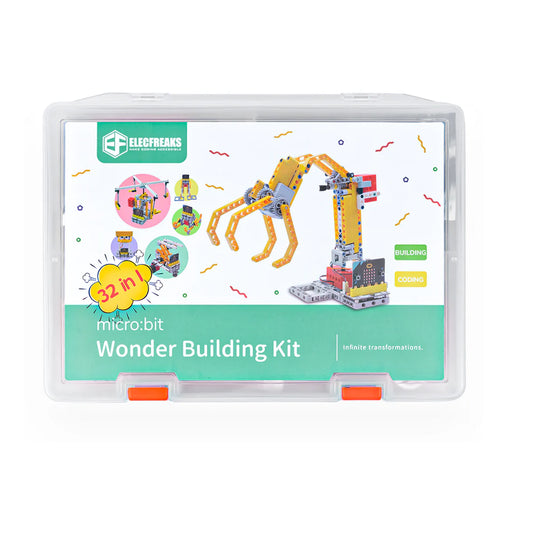 Conjunto Educativo ELECFREAKS micro:bit con 32 Proyectos Wonder – Programación STEM, MakeCode y Python