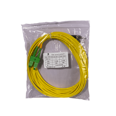 JFSAT5. 5 metros SC/APC-ST/UPC Monomodo SM Dúplex Latiguillo de Fibra 9/125um 3mm