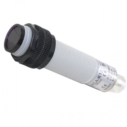 Sensor fotoeléctrico difuso 10cm de distancia M18 grado IP66 serie P18D - AC 90~250VAC (NC) - M12