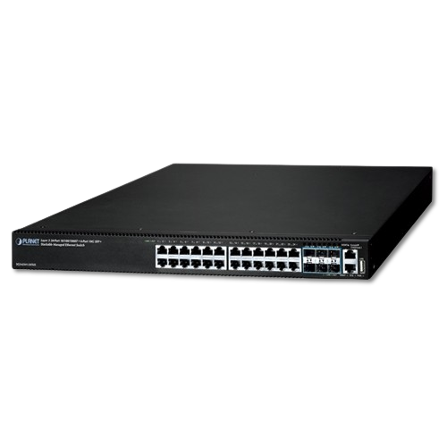 Switch Administrable Layer 3 PLANET SGS-6341-24T6X 24 Puertos Gigabit + 6 SFP+ 10G