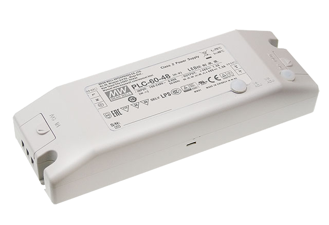 Driver LED plástico voltaje PFC 60W PLC-60 - 27V