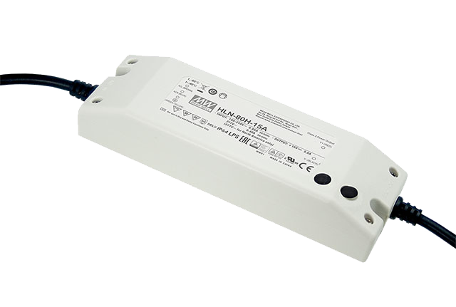 Driver LED plástico voltaje PFC 80W HLN-80H - B - 3 en 1  (1-10V, Resistor, PWM) - 42V