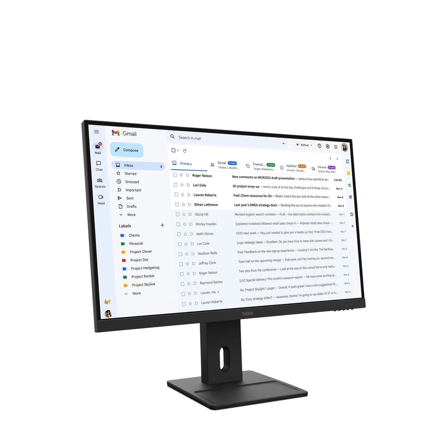 Lenovo Montor ThinkVision E27-40 27inch HDMI DP VGA