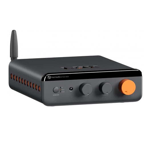Amplificador de sonido inalámbrico Bluetooth de 300 vatios 2.1 canales con audio de alta resolución – Fosi Audio BT20A MAX incluye fuente de alimentación de 48V