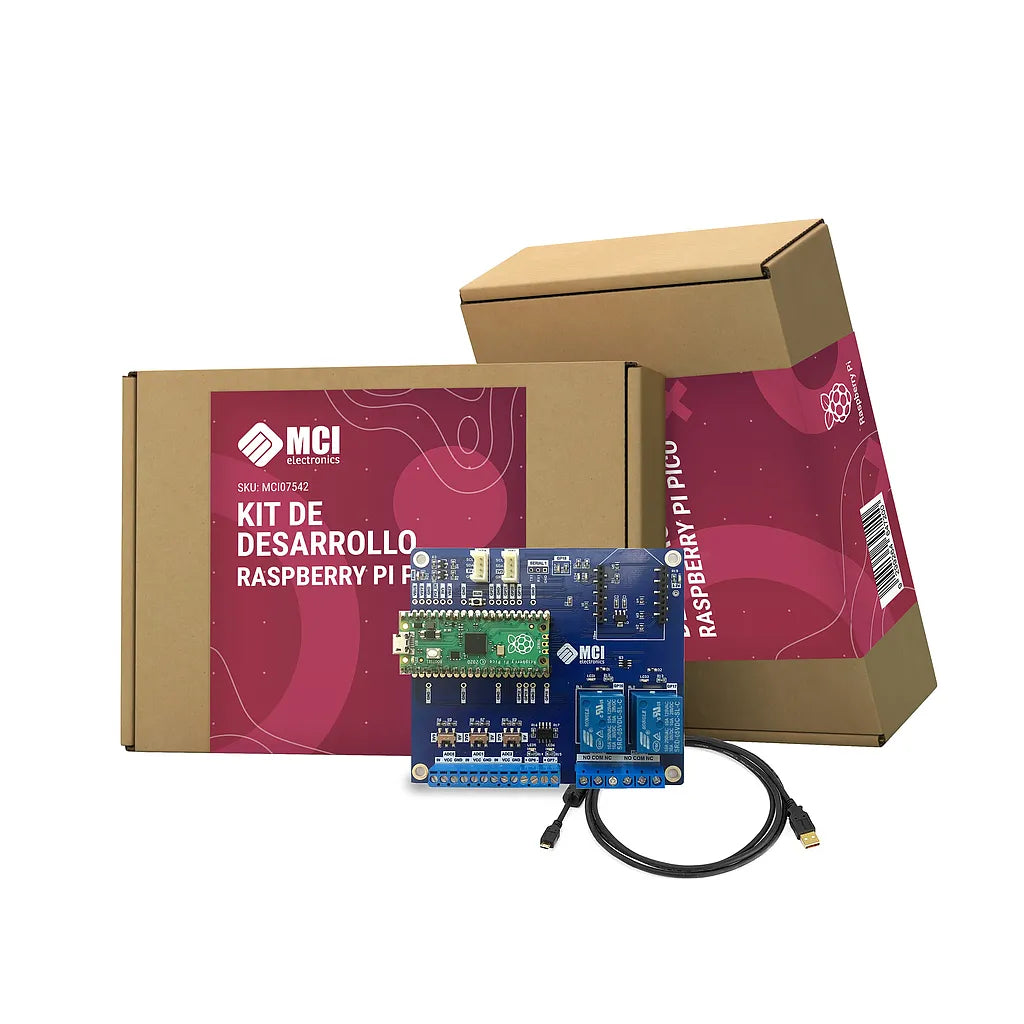 Conjunto Educativo para Microcontrolador Raspberry Pi Pico