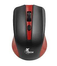 Xtech Mouse - Xtech Mouse inalambrico 1600DPI 4 botones rojo