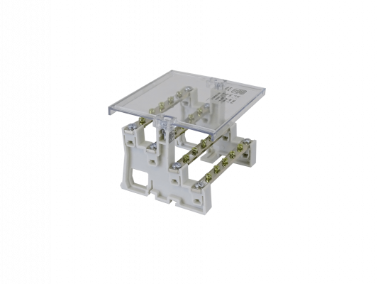 REPA-520 GC 4x5 polos, bloque divisor tetrapolar, 180 A, temperatura máxima 40 ºC
