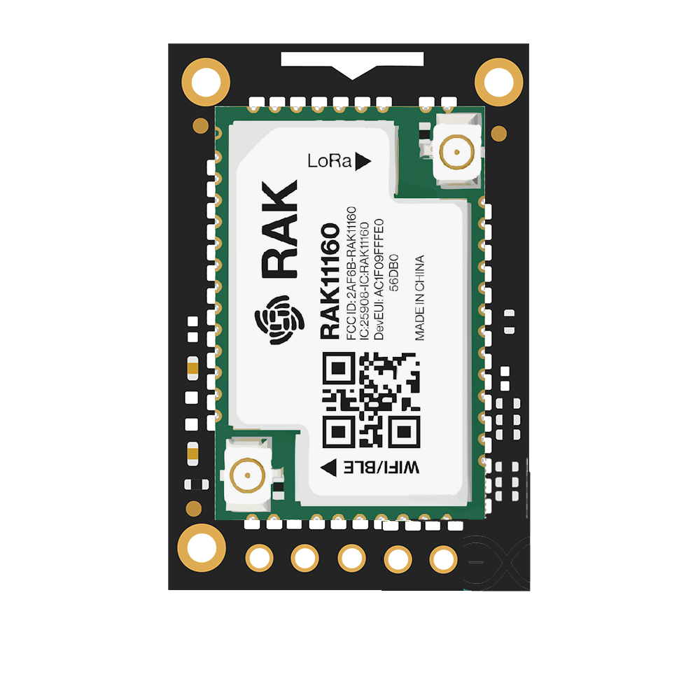 STM32WLE5 para LoRaWAN + Espressif ESP32-C2 BLE y WiFi RAK11162