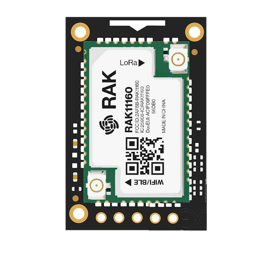STM32WLE5 para LoRaWAN + Espressif ESP32-C2 BLE y WiFi RAK11162