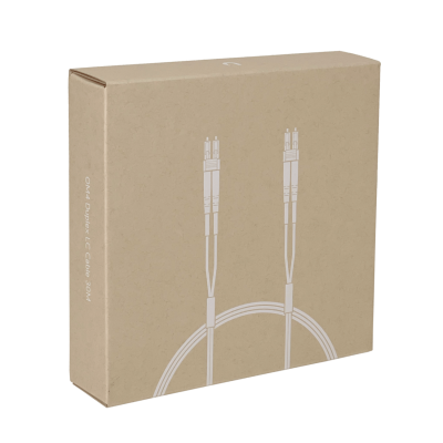 JF4LL30U UBIQUITI. Cable puente de fibra óptica multimodo MM dúplex OM4 de 30 metros con conectores LC a LC, cubierta LSZH de 2 mm