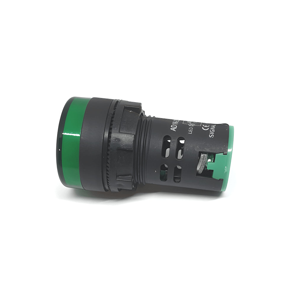 Indicador Luminoso LED 22mm 24V de Color Verde
