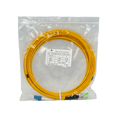 JFSLU5. Latiguillo de Fibra Óptica Monomodo Dúplex 5m LC/UPC-ST/APC 9/125μm 3mm