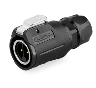 Conector Serie LP-16 Macho 2 Pines Plug Soldar CNLINKO