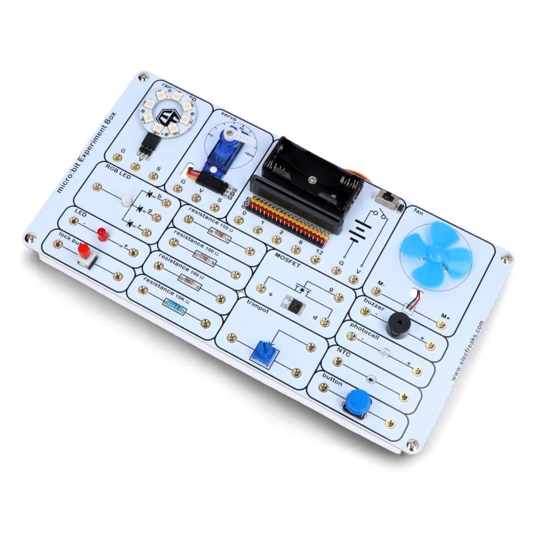 Caja de Experimentos Científicos para micro:bit – Conjunto Didáctico de Codificación ELECFREAKS