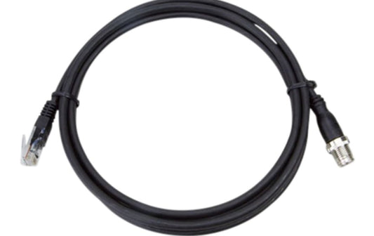 Cable Ethernet M12 macho a RJ45 con codificación X de 8 pines, 2 metros