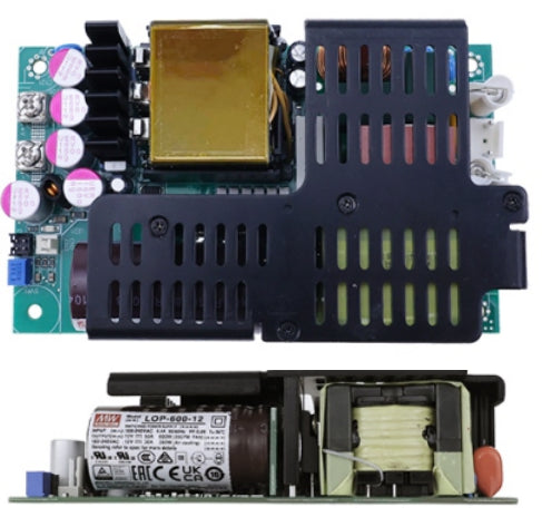 Fuente de poder open frame médica 600W LOP-600 - 12V